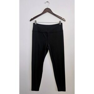 Lou &‎ Grey Black High Rise Leggings Small Recycled Poly Spandex Active Yoga
